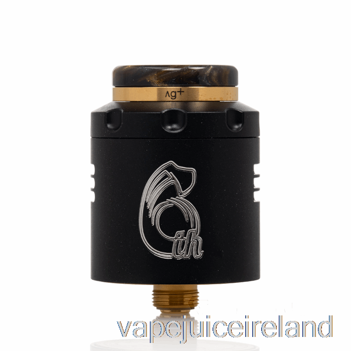 Vape Juice Hellvape DEAD RABBIT V3 24mm RDA [6th ANNI] Black Gold